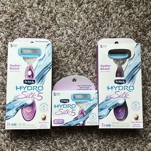 3pk Schick Hydro Silk5 Razor Set